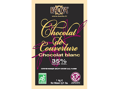 カオカ ホワイトチョコレート ブラン 35％ 1kg