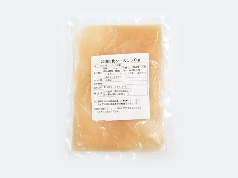冷凍 正栄食品 白桃ソース 150g