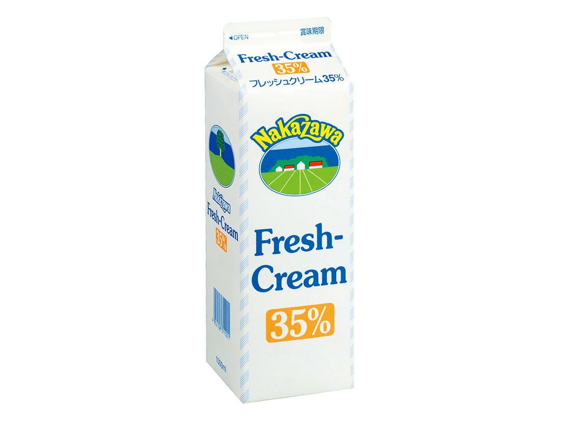 冷蔵 中沢乳業 フレッシュクリーム 35% 1000ml