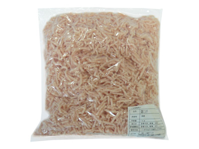 冷凍 清川産業　国産　鶏ミンチ 1kg