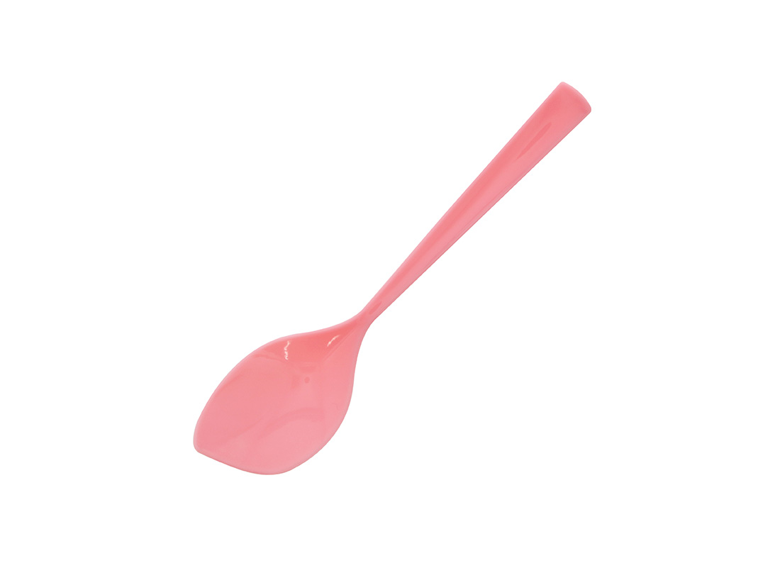 葉っぱ型スプーン 11.5cm ピンク