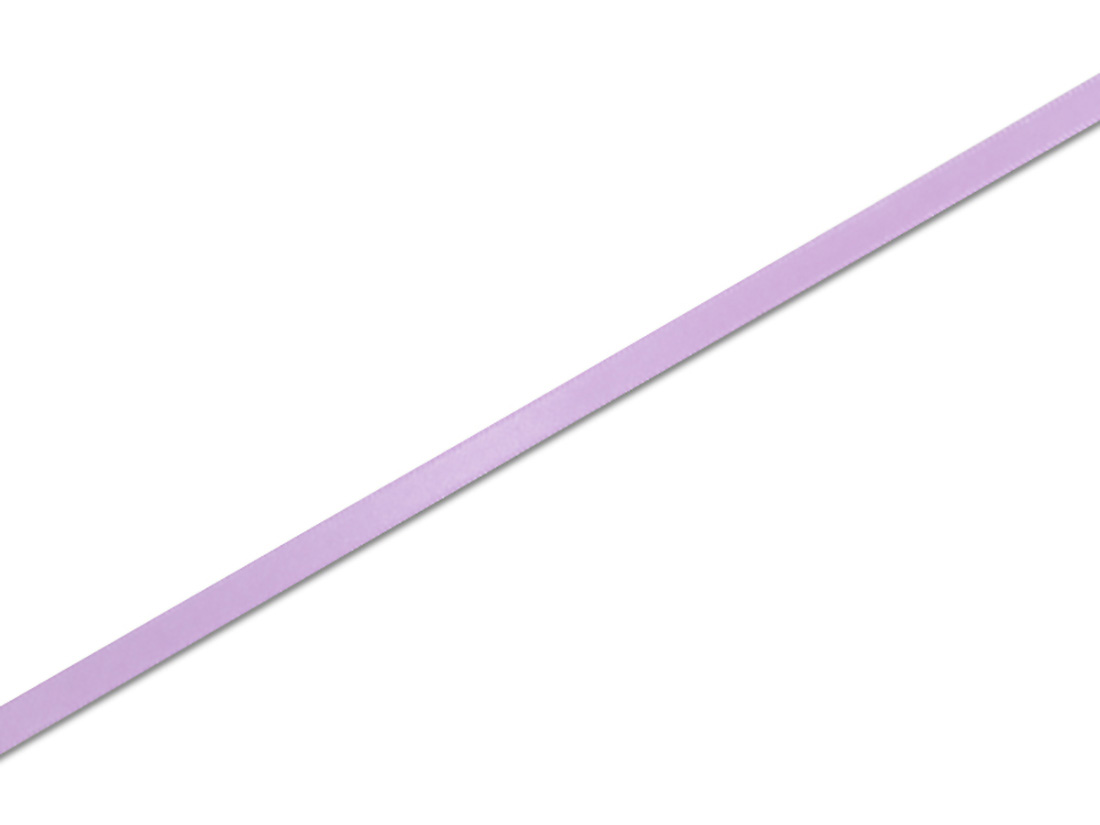 シングルサテンリボン 6mm幅×20m巻 薄紫