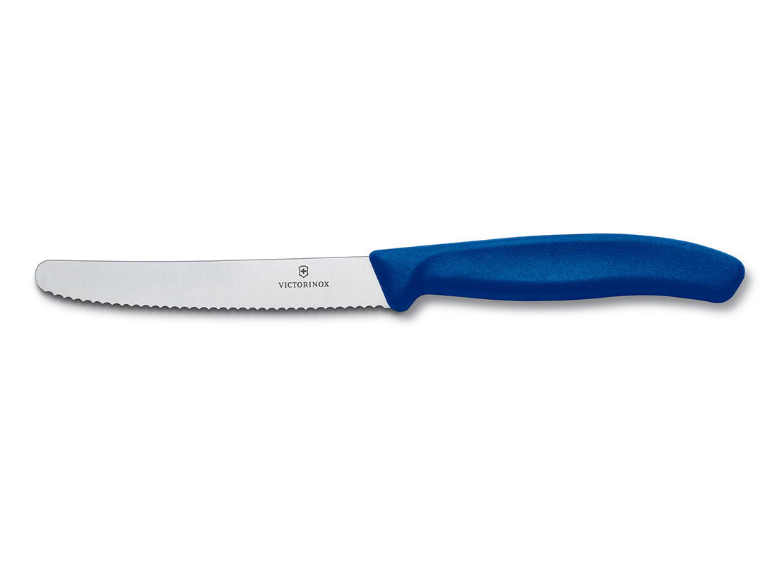 VICTORINOX トマト＆テーブルナイフ (ブルー) 11cm
