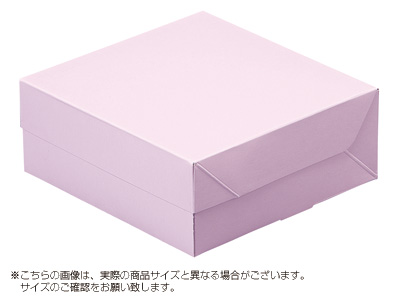 ケーキ箱 ロックBOX 65-ピンク 140(トレーなし)