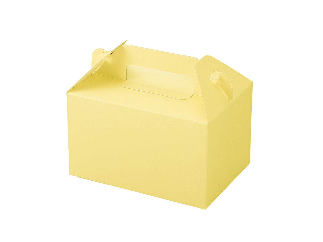 ケーキ箱 カラーHB クリーム 3.5×5