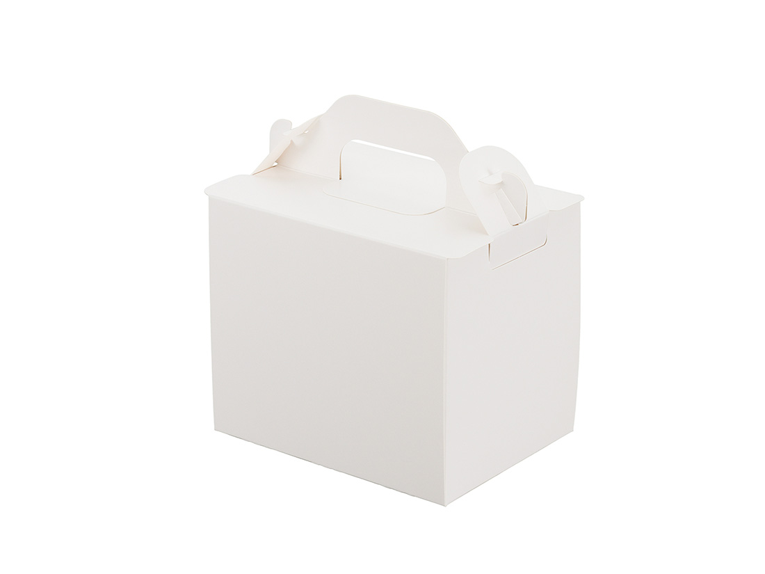 ケーキ箱 105折OPL-ホワイト 3×4