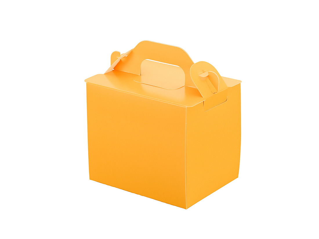 パッケージ中澤 ケーキ箱 105折OPL-オレンジ 3×4