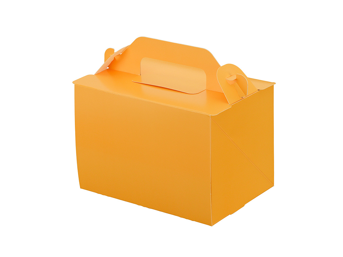 パッケージ中澤 ケーキ箱 105OPL-オレンジ 3.5×5