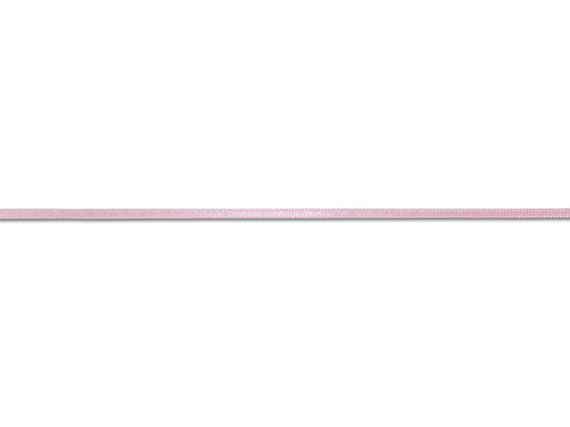 シングルサテンリボン 3mm ピンク