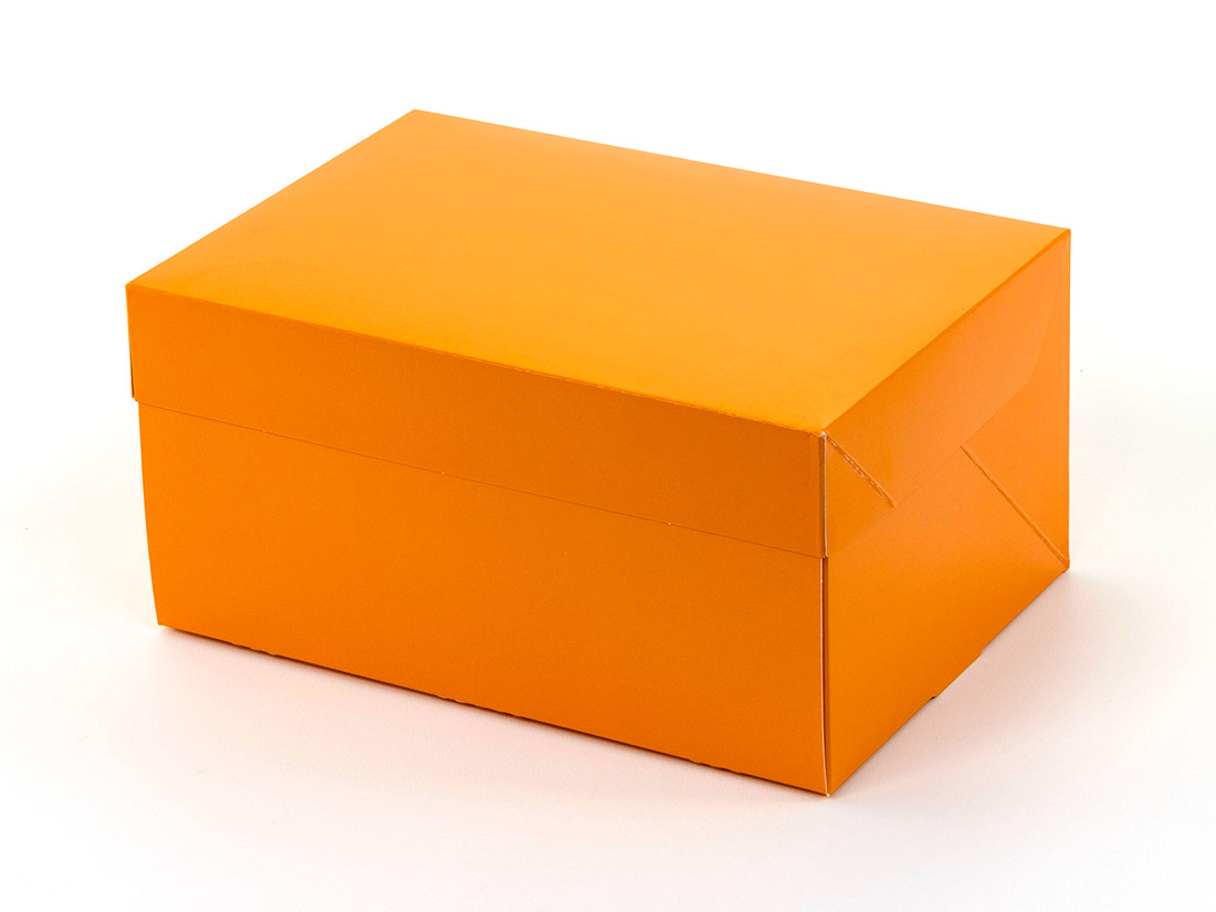 ケーキ箱CP 105 オレンジ 5×7