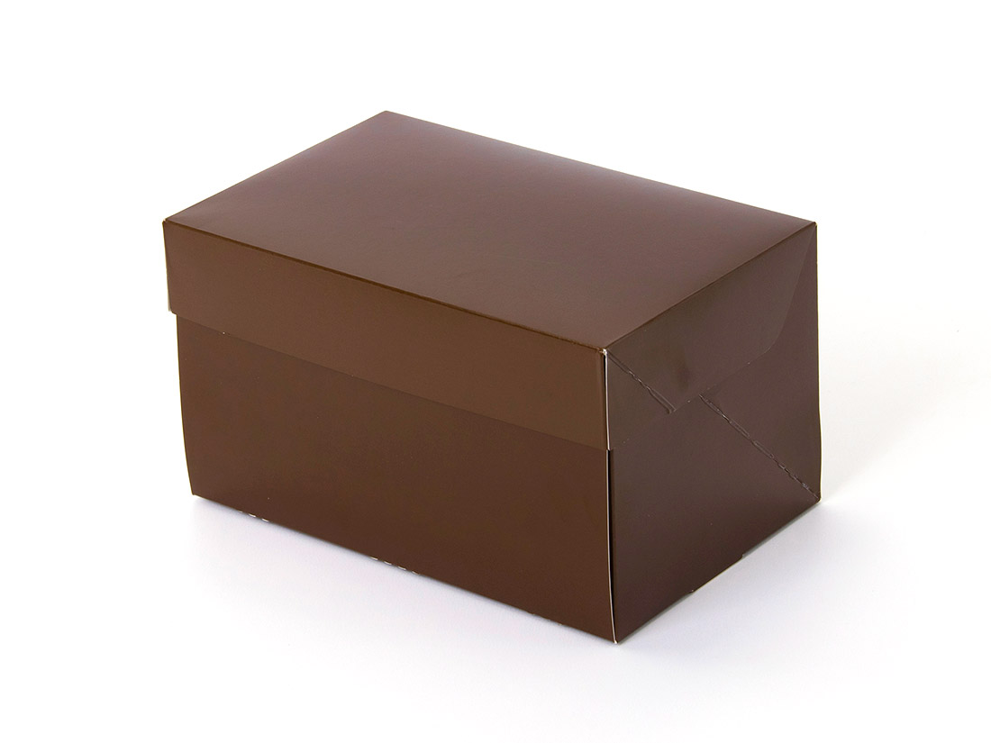 ケーキ箱CP 105 ブラウン 4×6