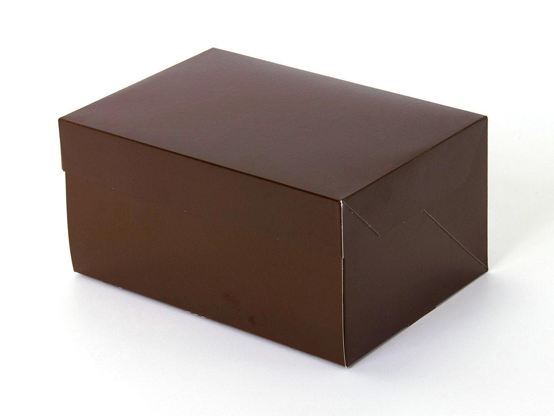 ケーキ箱CP 105 ブラウン 5×7