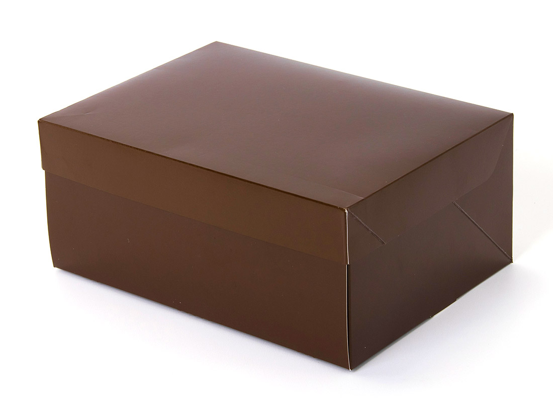 ケーキ箱CP 105 ブラウン 6×8