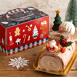 cotta クリスマスのおたのしみケーキ箱&メレンゲドール