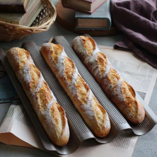 フランスパン用天板で作るバゲット