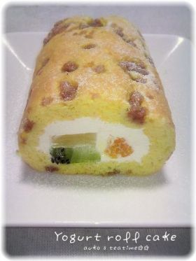 ヨーグルトクリームロールケーキ Auko お菓子 パンのレシピや作り方 Cotta コッタ