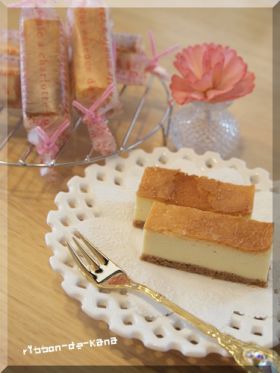 バレンタイン スティック チーズケーキ Kana お菓子 パンのレシピや作り方 Cotta コッタ