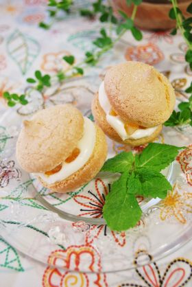 チーズクリームブッセ オレンジ風味 Ayaka お菓子 パンのレシピや作り方 Cotta コッタ