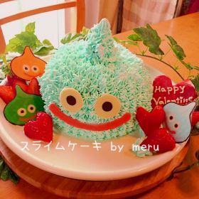 ドラクエ スライムの立体ケーキ Meru お菓子 パンのレシピや作り方 Cotta コッタ