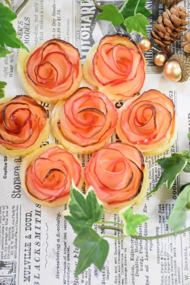 薔薇のアップルパイ Ayaka お菓子 パンのレシピや作り方 Cotta コッタ