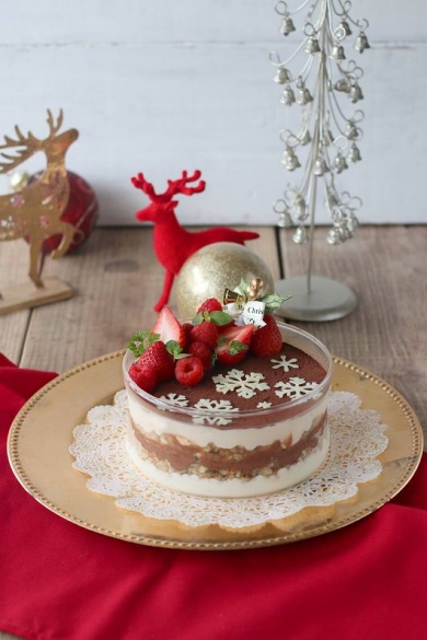 グラノーラとクリームチーズのクリスマススコップケーキ Vivian お菓子 パンのレシピや作り方 Cotta コッタ