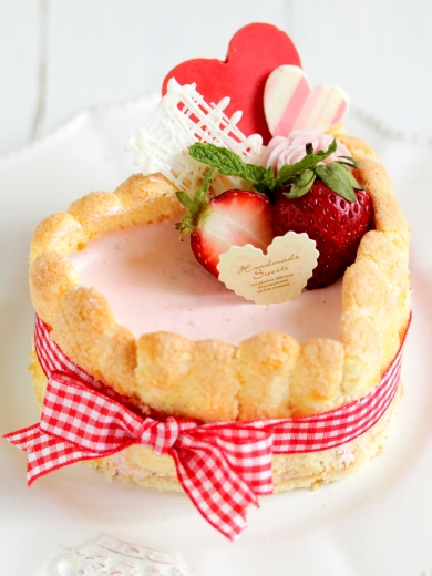 苺のシャルロット レアチーズケーキ Cherry お菓子 パンのレシピや作り方 Cotta コッタ