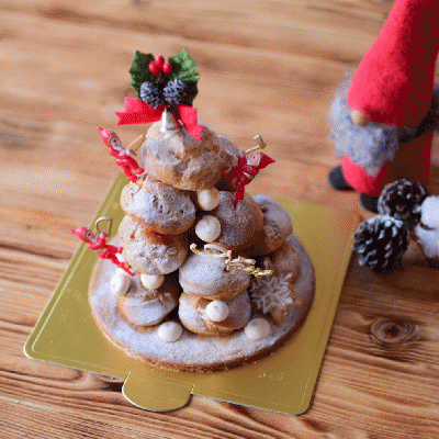 クロカンブッシュでクリスマス Chiyo お菓子 パンのレシピや作り方 Cotta コッタ