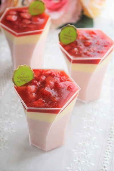苺のデザート