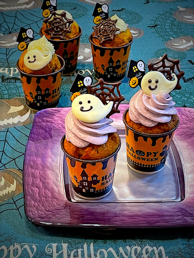 ハロウィンカップケーキ」シフォン | お菓子・パンのレシピや作り方 ...