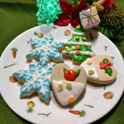 クリスマス☆ハートクッキー&リースset