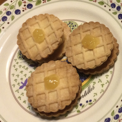柚子チョコあんのクッキーサンド   お菓子・パンのレシピや作り方