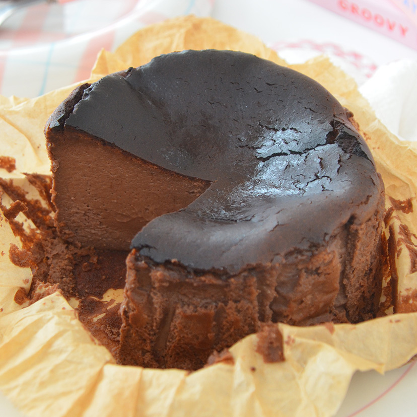 チョコバスクチーズケーキのレシピ・作り方