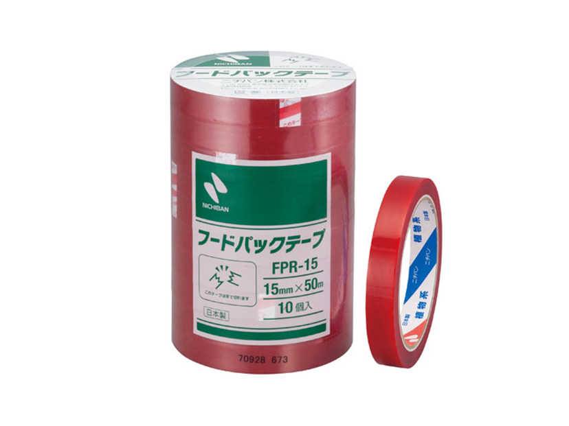 フードパックテープ 赤 15mm×50m巻 テープ お菓子・パン材料・ラッピングの通販【cotta＊コッタ】