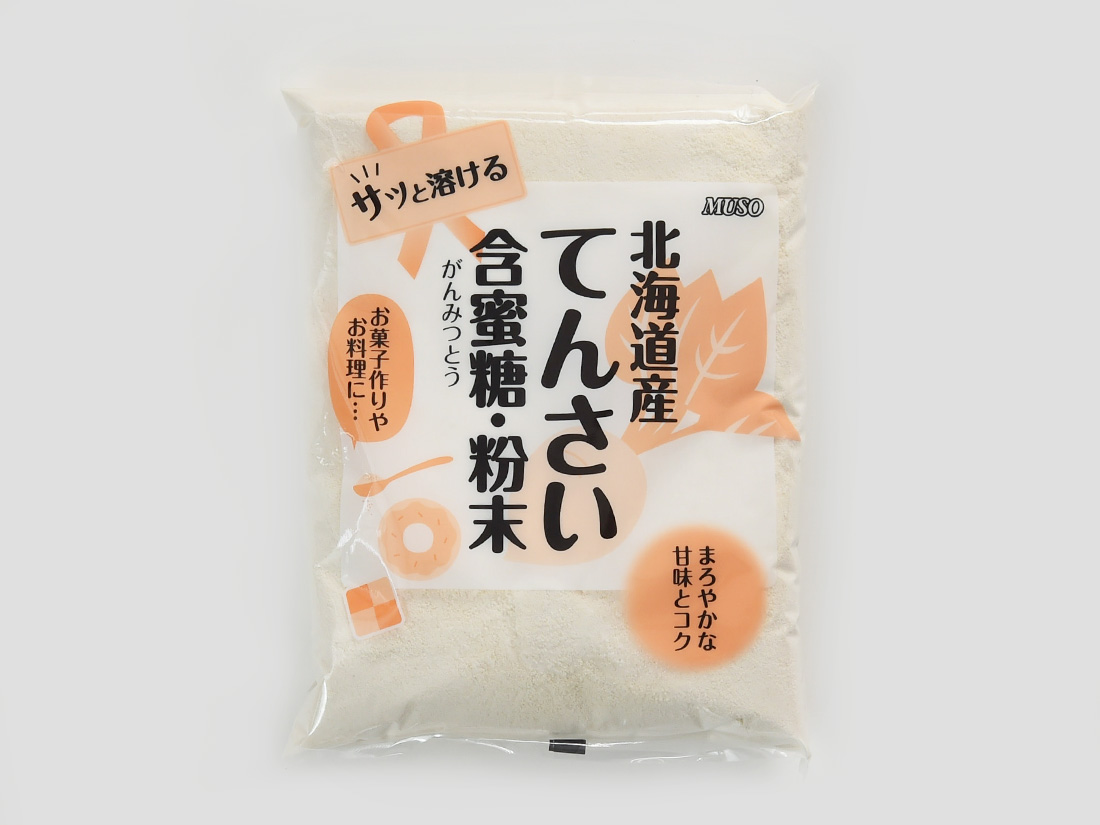ムソー 北海道産・てんさい含蜜糖・粉末 500g | 茶色い砂糖 | お菓子 ...