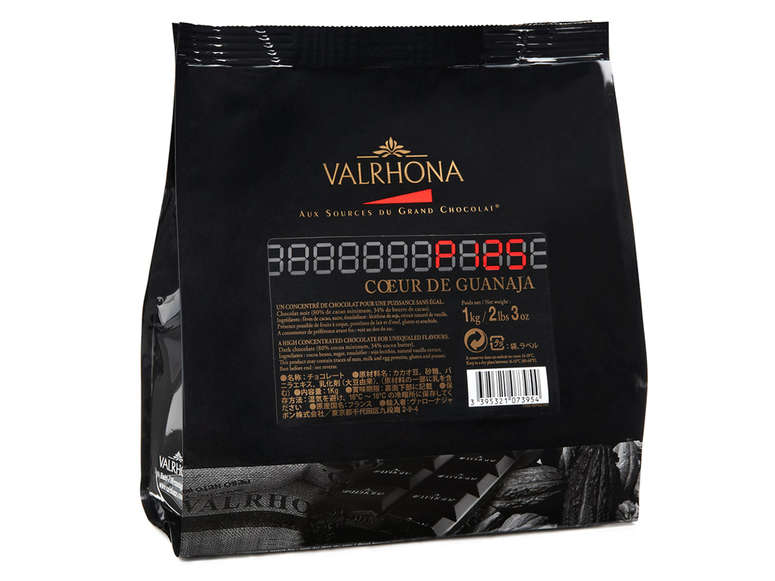 ブラックチョコレート）　ド　ヴァローナ　クール　価格比較　グアナラ　P125（フェーブ