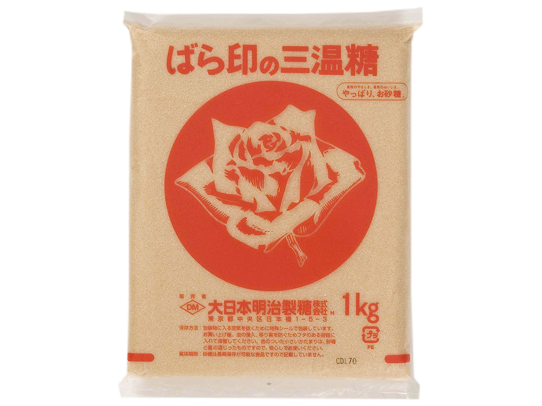 ばら印 三温糖 1kg 茶色い砂糖 お菓子 パン材料 ラッピングの通販 Cotta コッタ