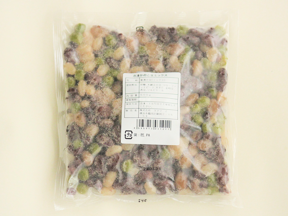 かのこ　500g　冷凍　かのこ豆ミックス　タヌマ　お菓子・パン材料・ラッピングの通販【cotta＊コッタ】