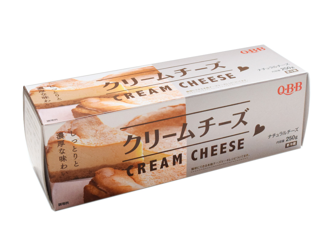 クリームチーズ250g　冷蔵　お菓子・パン材料・ラッピングの通販【cotta＊コッタ】　Q・B・B　クリームチーズ