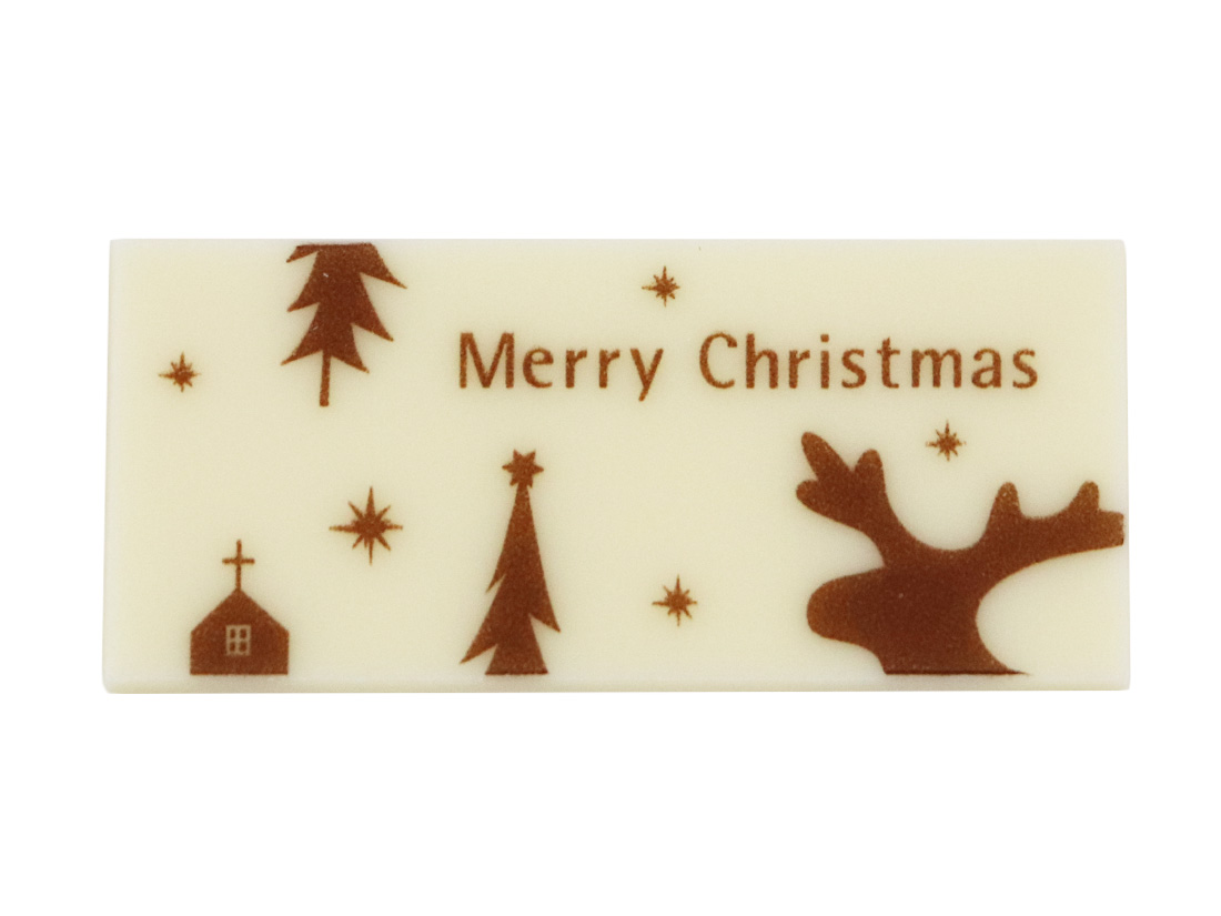 チョコプレート シルエットクリスマス お菓子 パン材料 ラッピングの通販 Cotta コッタ