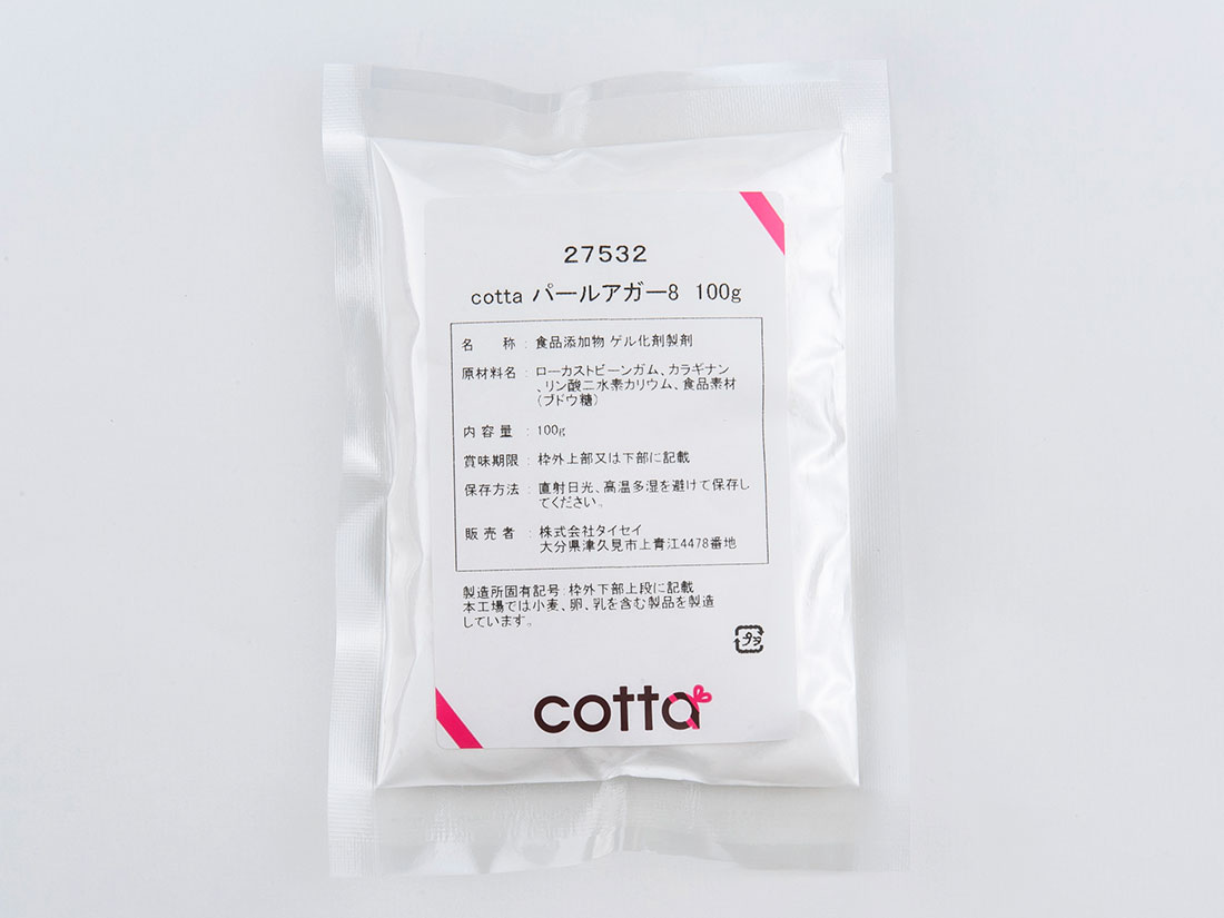 cotta パールアガー8 100g | アガー | お菓子・パン材料・ラッピングの通販【cotta＊コッタ】