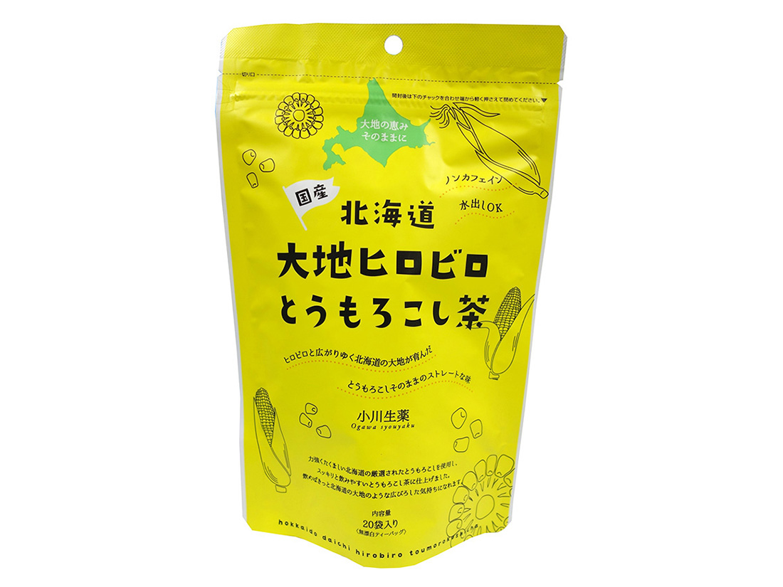 北海道大地ヒロビロとうもろこし茶 (5g×20袋) お茶・紅茶・コーヒー お菓子・パン材料・ラッピングの通販【cotta＊コッタ】