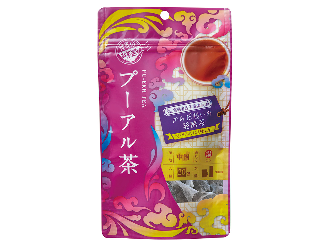 世界のお茶巡り プーアル茶 (1.5g×20包)
