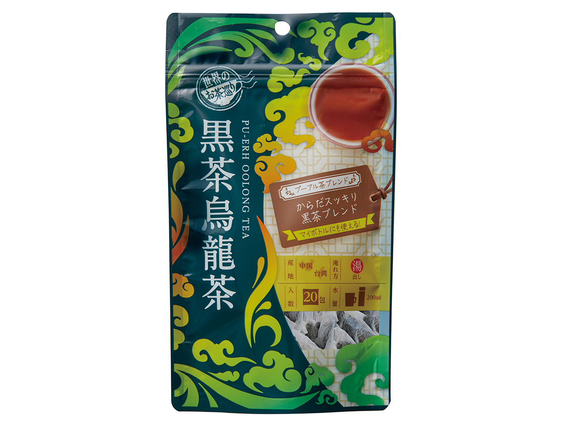 世界のお茶巡り 黒茶烏龍茶 (1.5g×20包)