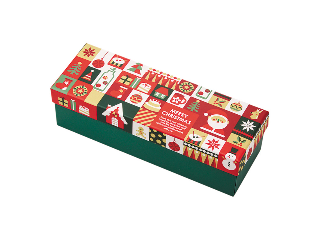 ギフト箱 貼箱 クリスマスパターンボックス