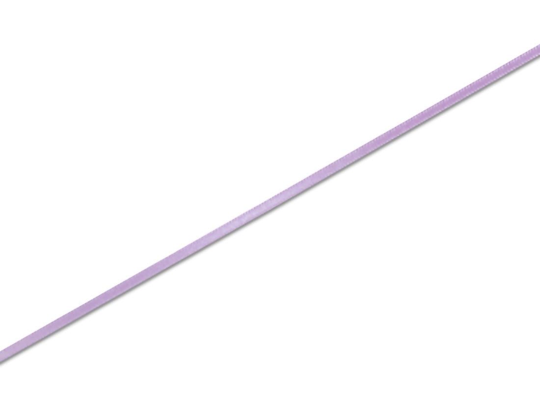 シングルサテンリボン 3mm幅×20m巻 薄紫