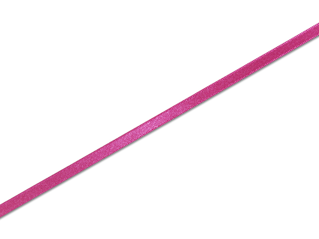 シングルサテンリボン 6mm幅×20m巻 赤紫