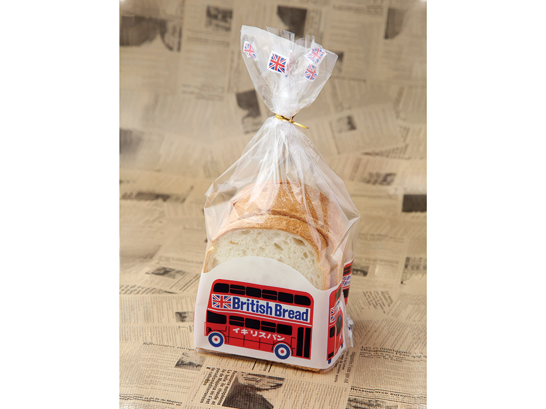 レトロ調食パン袋 イギリスバス