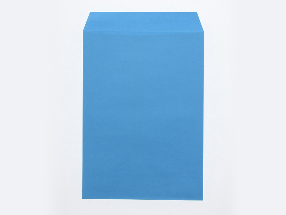 カラー封筒 角2 ブルー