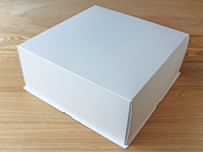 デコ箱10号 新ホワイト フタ身式ボックス お菓子 パン材料 ラッピングの通販 Cotta コッタ