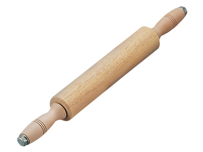 木製ローラー式めん棒 太型 60径×300mm